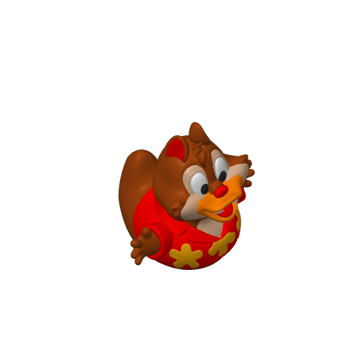 Red Nosed Acorn Pal Dash Duck (3D render, made to order)