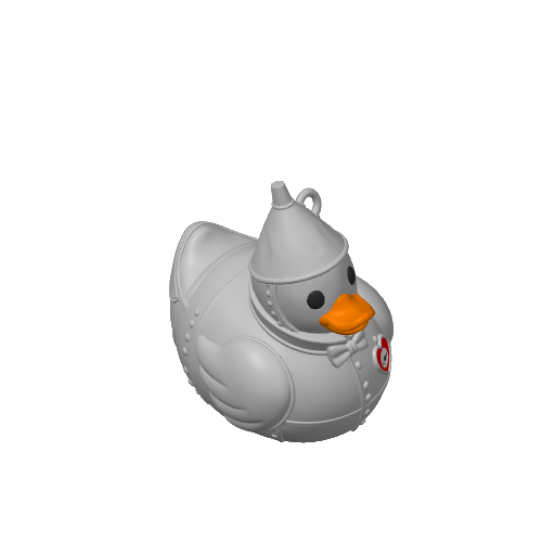 Rusty Funnel Hat Woodsman Dash Duck (3D render, made to order)