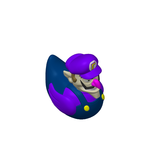 Purple Tall Mischief Maker Dash Duck (3D render, made to order)
