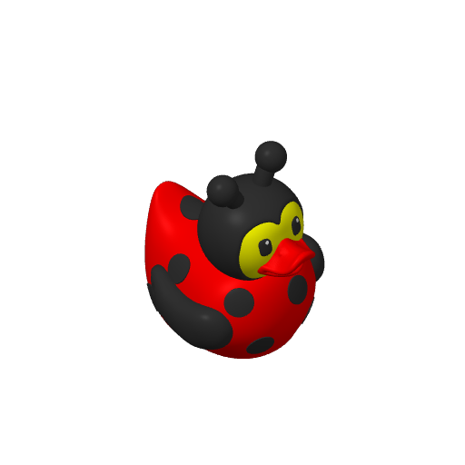 Spotted Heroine Dash Duck (3D render, made to order)