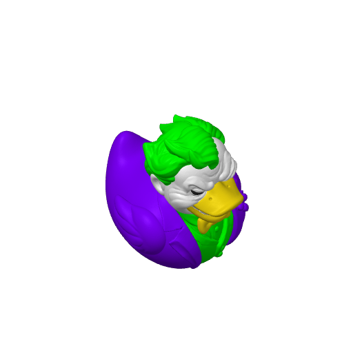 Clown Prince Of Chaos Dash Duck (Version 2) (3D render, made to order)