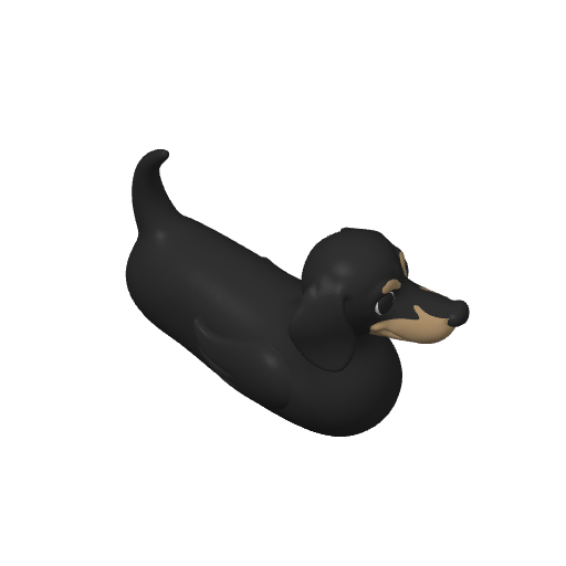 Long Body Short Leg Pup Dash Duck (3D render, made to order)