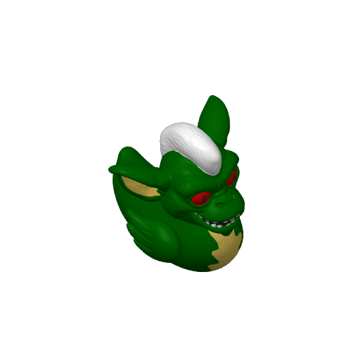 Spiked Back Prehistoric Dash Duck (3D render, made to order)