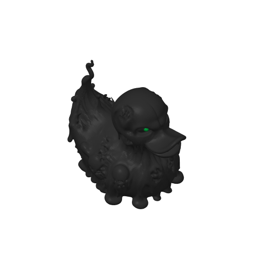 Mischievous Ghostly Presence Dash Duck (3D render, made to order)