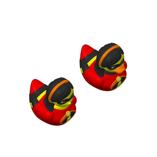 Force Field Teen Super Girl Dash Duck (3D render, made to order)