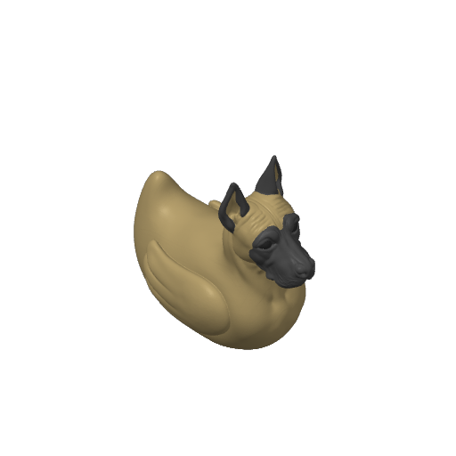 Giant Gentle Dog Dash Duck (3D render, made to order)