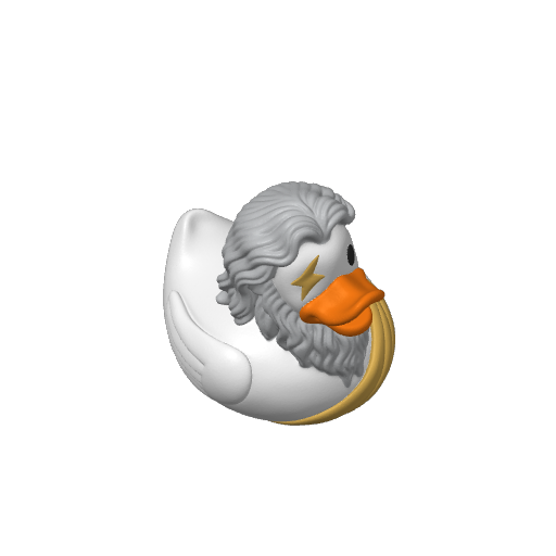 Thunder Bolt God King Dash Duck (3D render, made to order)
