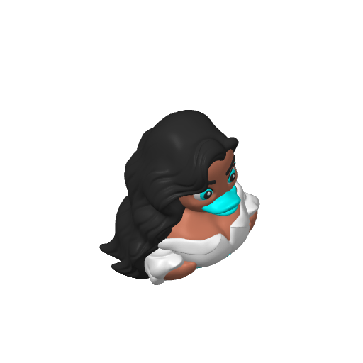 Dancing Gypsy Beauty Dash Duck (3D render, made to order)