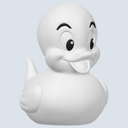 Round Bellied Jolly Fellow Dash Duck (3D render, made to order)