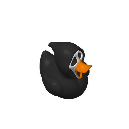 White Masked Scream Killer Dash Duck (Version 2) (3D render, made to order)