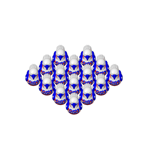 Anniversary Stars And Stripes Eagle Dash Duck (3D render, made to order)