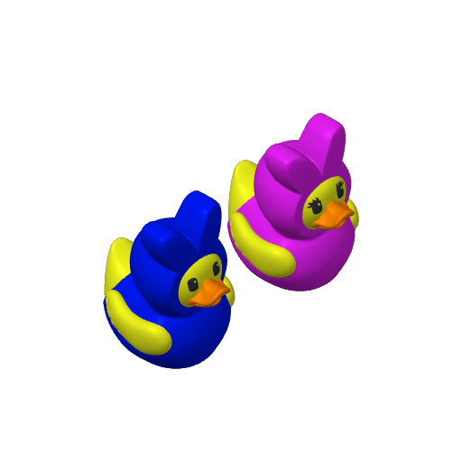 Marshmallow Spring Chick Candy Dash Duck (3D render, made to order)