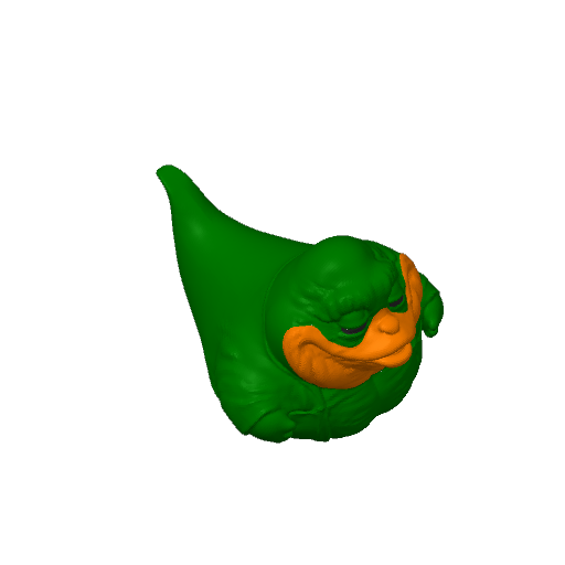 Slimy Crime Lord Slug Dash Duck (3D render, made to order)