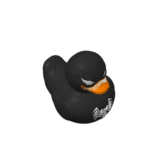 Black Symbiote Anti Hero Dash Duck (3D render, made to order)
