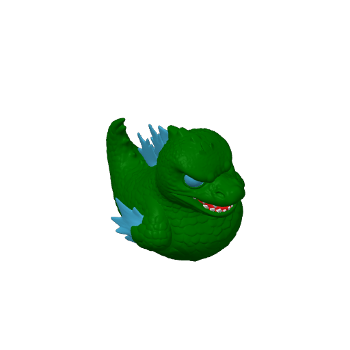 City Stomping Kaiju Dash Duck (3D render, made to order)