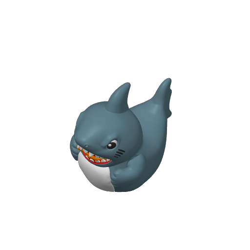 Fin Topped Ocean Hunter Dash Duck (3D render, made to order)