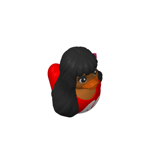 Hawaiian Little Sister Dash Duck (3D render, made to order)