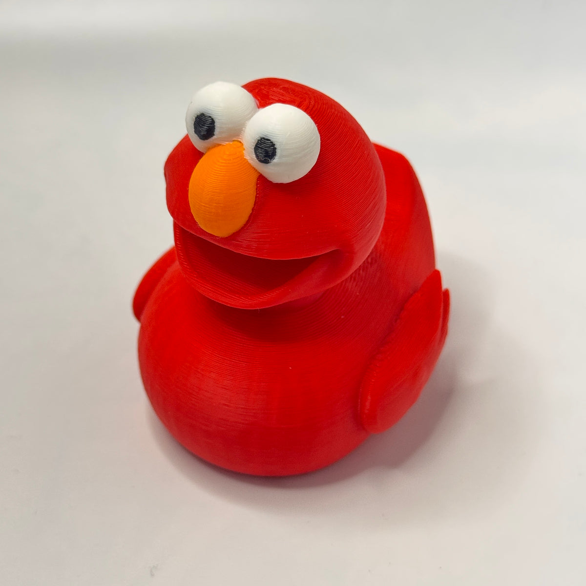Red Furry Ticklish Monster Dash Duck