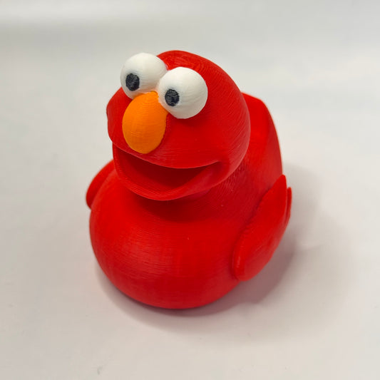 Red Furry Ticklish Monster Dash Duck