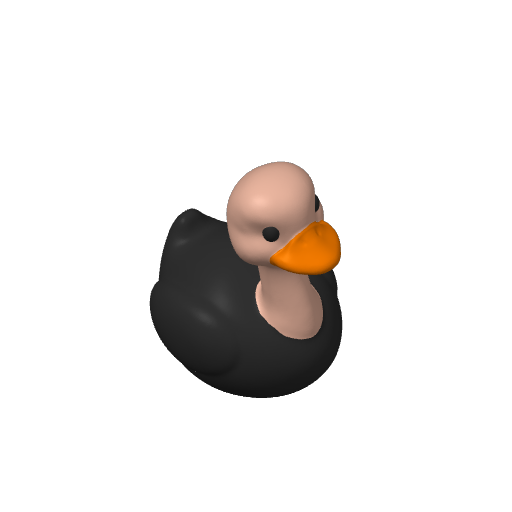 Flightless Long Necked Runner Dash Duck (3D render, made to order)