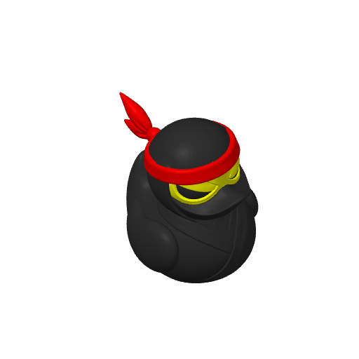 Stealthy Shadow Warrior Dash Duck (Version 2) (3D render, made to order)