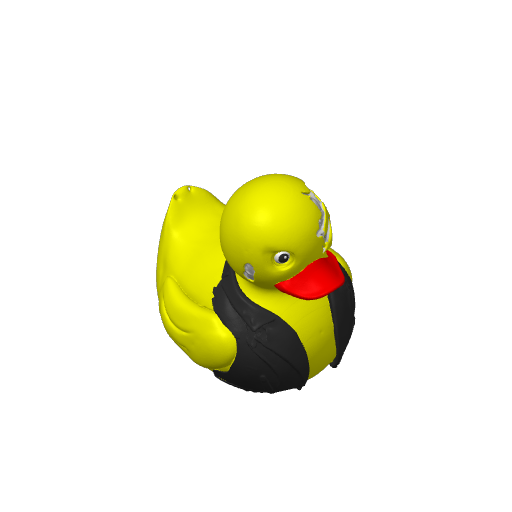 Time Traveling Cyborg Dash Duck (3D render, made to order)