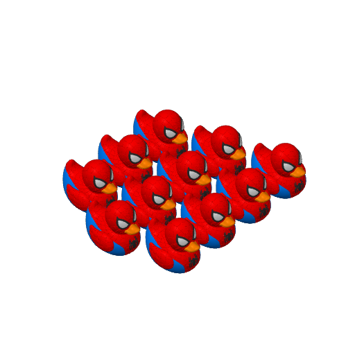 Web Slinging Wall Crawler Dash Duck (3D render, made to order)