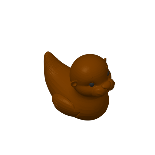 Playful River Slider Dash Duck (3D render, made to order)