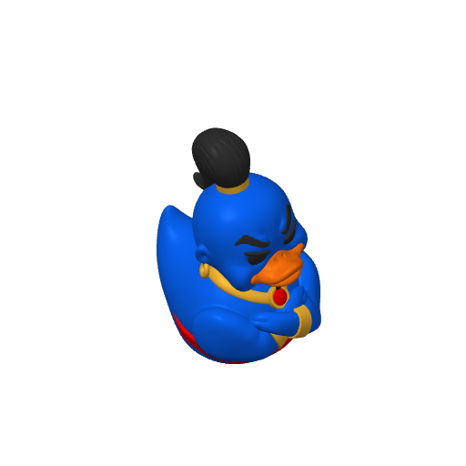 Blue Wish Granting Spirit Dash Duck (3D render, made to order)