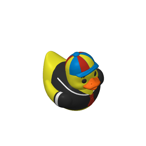 Freckled Cheek Neighborhood Boy Dash Duck (3D render, made to order)
