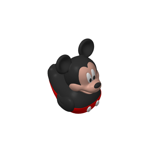 Round Eared Classic Mouse Dash Duck (Version 2) (3D render, made to order)