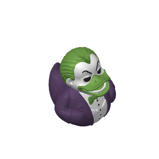 Clown Prince Of Chaos Dash Duck (3D render, made to order)