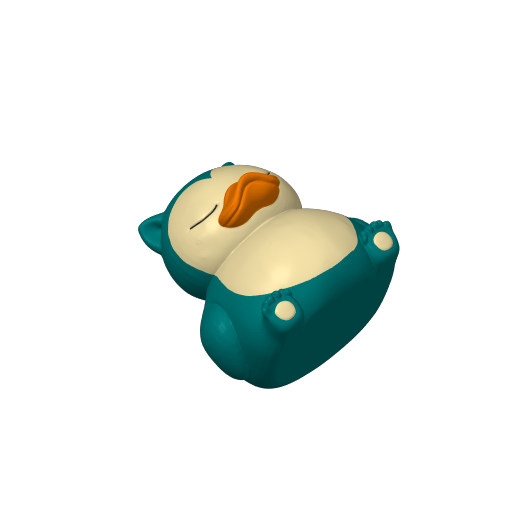 Sleepy Snoozing Giant Dash Duck (3D render, made to order)