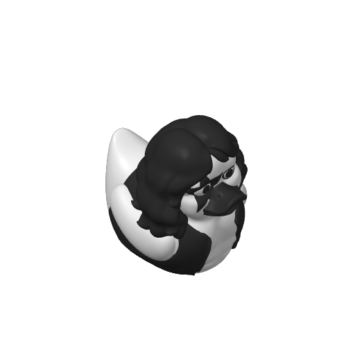 Starchild Frontman Rocker Dash Duck (3D render, made to order)