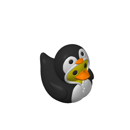 Tuxedo Pajama Penguin Dash Duck (3D render, made to order)