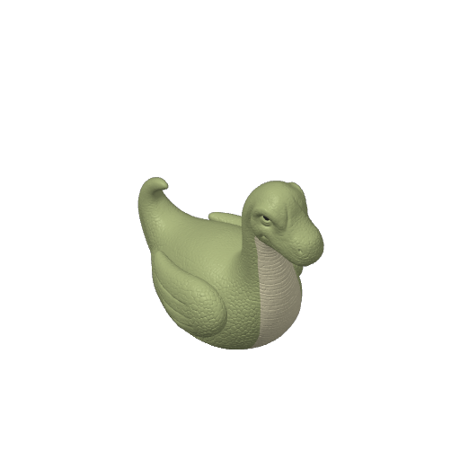 Long Necked Dino Duck Dash Duck (3D render, made to order)
