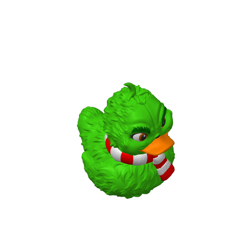 Green Christmas Stealer Dash Duck (3D render, made to order)