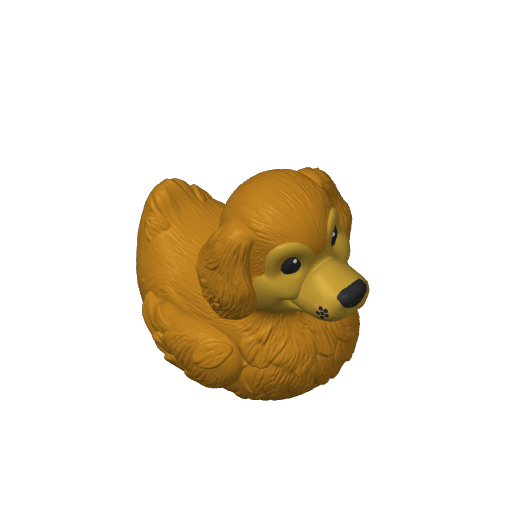 Golden Retriever Dash Duck (3D render, made to order)