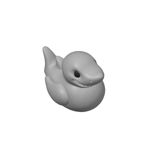 Toothy Fin Costume Ocean Dash Duck (3D render, made to order)