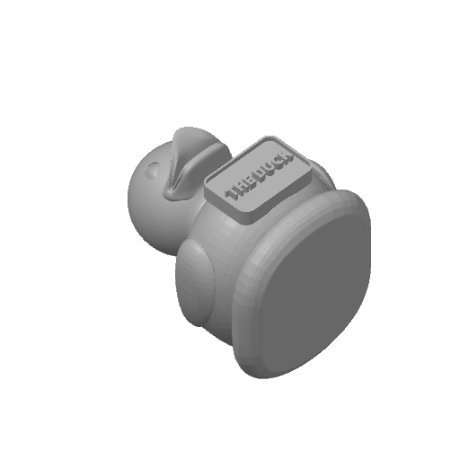 Classic Stone Carved Dash Duck (3D render, made to order)