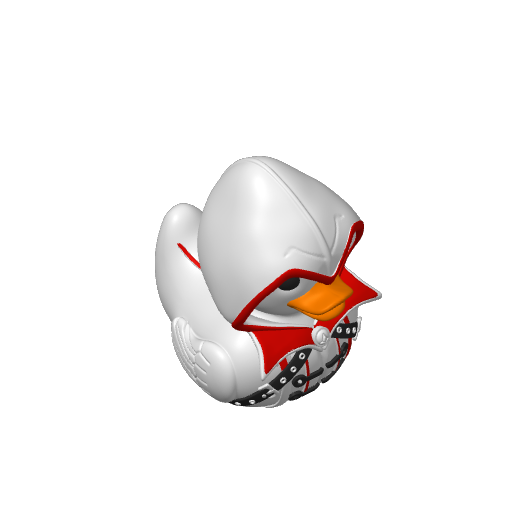 Hooded Hidden Blade Killer Dash Duck (3D render, made to order)