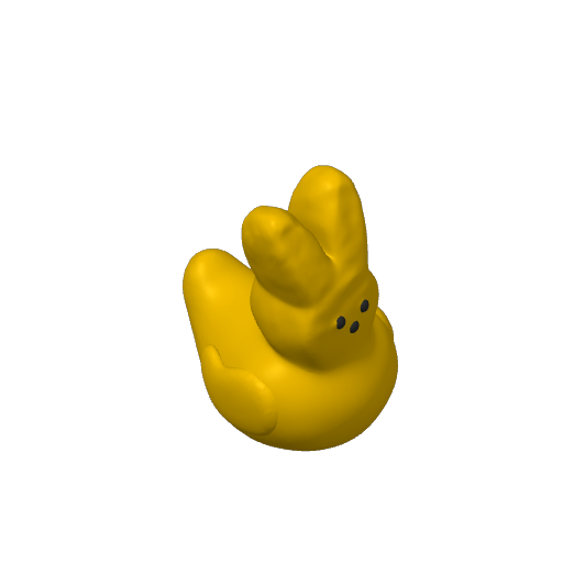 Marshmallow Spring Chick Dash Duck (Version 2) (3D render, made to order)