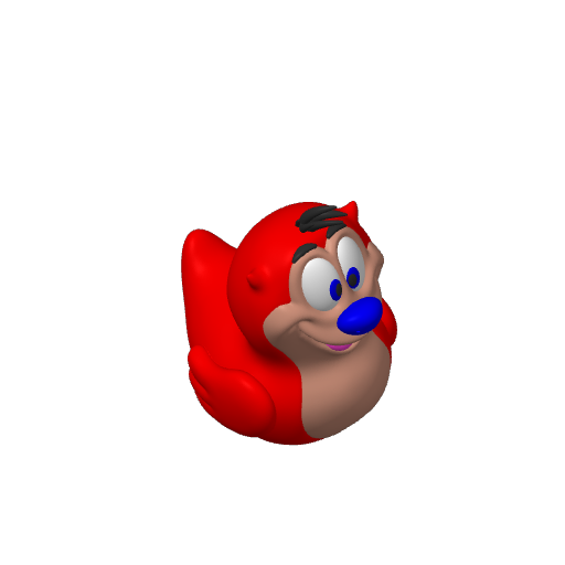 Happy Cat Sidekick Dash Duck (3D render, made to order)