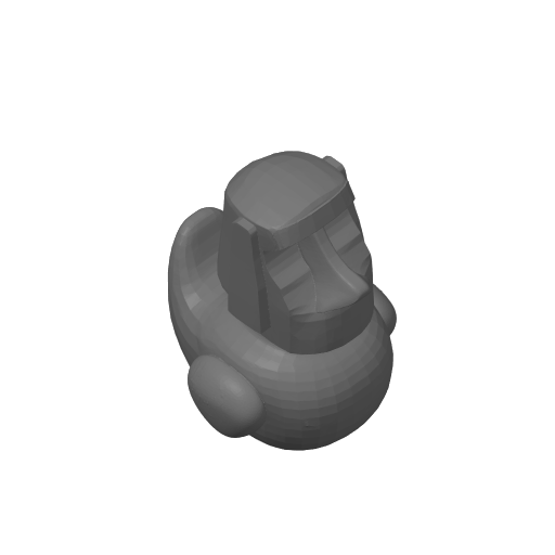 Stone Faced Island Head Dash Duck (3D render, made to order)