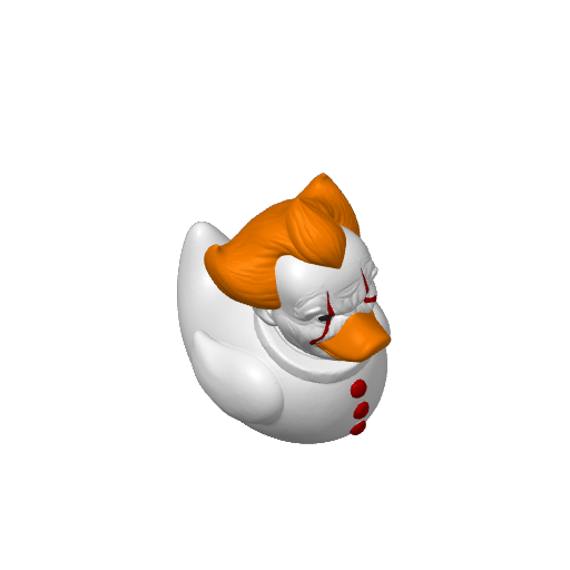 Balloon Offering Clown Dash Duck (Version 2) (3D render, made to order)