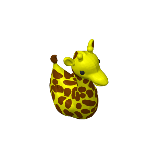 Long Necked Spotty Giant Dash Duck (3D render, made to order)
