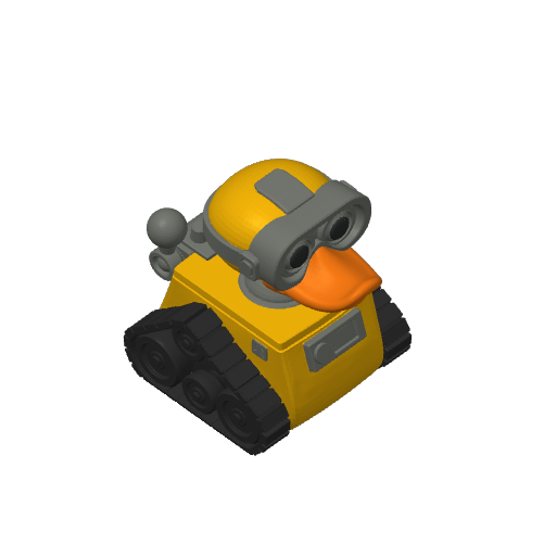 Trash Compacting Robot Dash Duck (3D render, made to order)