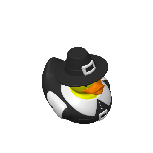 Thanksgiving Settler Dash Duck (3D render, made to order)