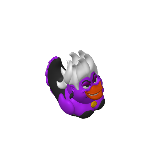 Tentacled Sea Witch Dash Duck (3D render, made to order)