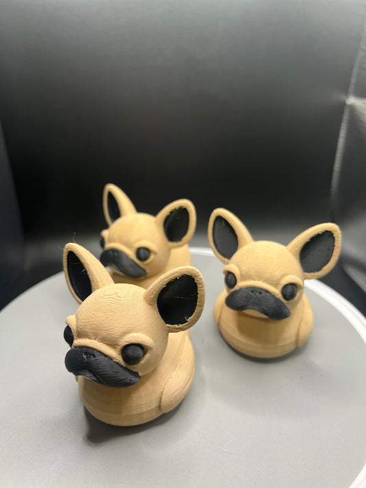 Frenchie Duck - Tan/Black